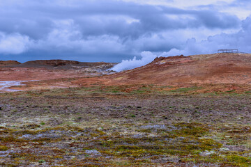 Geothermal area in Eastern Iceland