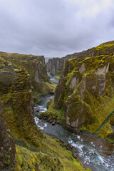 mountain river in the canyon