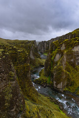 mountain river in the canyon