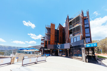 Fototapeta premium Falls Creek Village in Summer in Australia