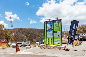Falls Creek Village in Summer in Australia