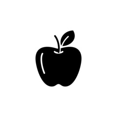 Apple fruit icon vector illustration