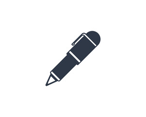 Pen Vector Isolated Emoticon. Pen Icon