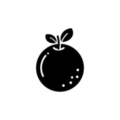 Orange fruit icon design vector