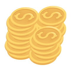 coins cash dollars