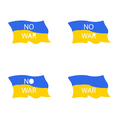 no war icon, peace concept, vector illustration