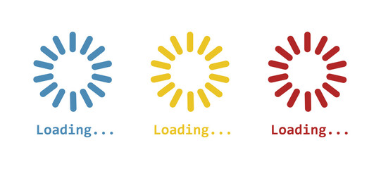 Fototapeta premium download circle icon, download concept, vector illustration