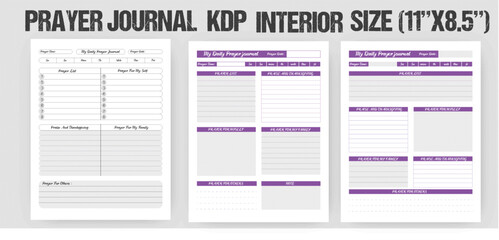 PRAYER JOURNAL FOR WOMEN KDP INTERIOR 