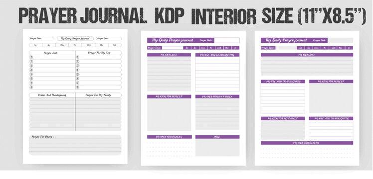 PRAYER JOURNAL FOR WOMEN KDP INTERIOR 