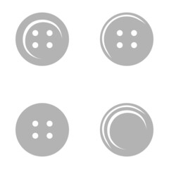 button icon on a white background, vector illustrator