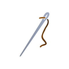 needle icon on a white background, vector illustration