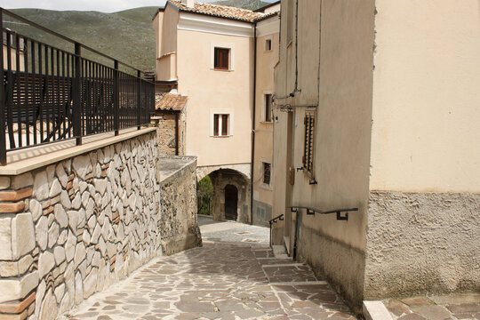 Ancient street in Cocullo, Abruzzo