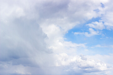 Fototapeta premium summer blue sky with white clouds