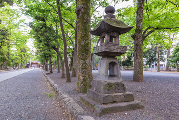 神社　門　神社仏閣　拝殿　大國魂神社　随神門　寺社仏閣