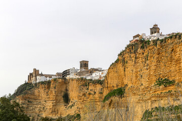 Vista de Arcos de la Frontera. Cádiz, Andalucía, España.