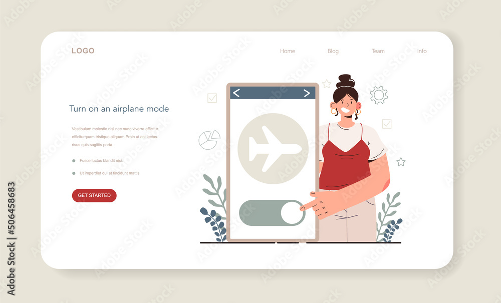Poster hyperfocus idea, how to become more efficient web banner or landing page