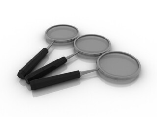 search button 3d illustration
