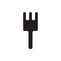 Spoon vector icon, cutlery tool sign isolated in white background. 