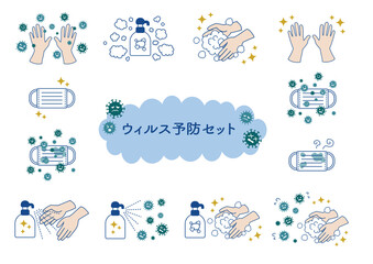 ウィルスや菌の予防セット