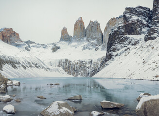 Torres del Paine, winter