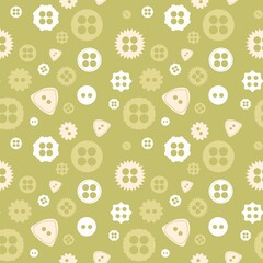 Hobbies seamless buttons pattern for fabrics and textiles and packaging and gifts and kids