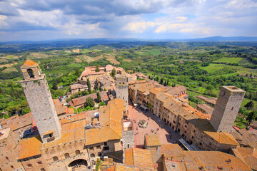 San Gimignano, Toscane, Italie