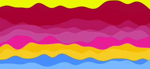 Abstract background presented in multi-layer color stack