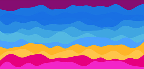 Abstract background presented in multi-layer color stack