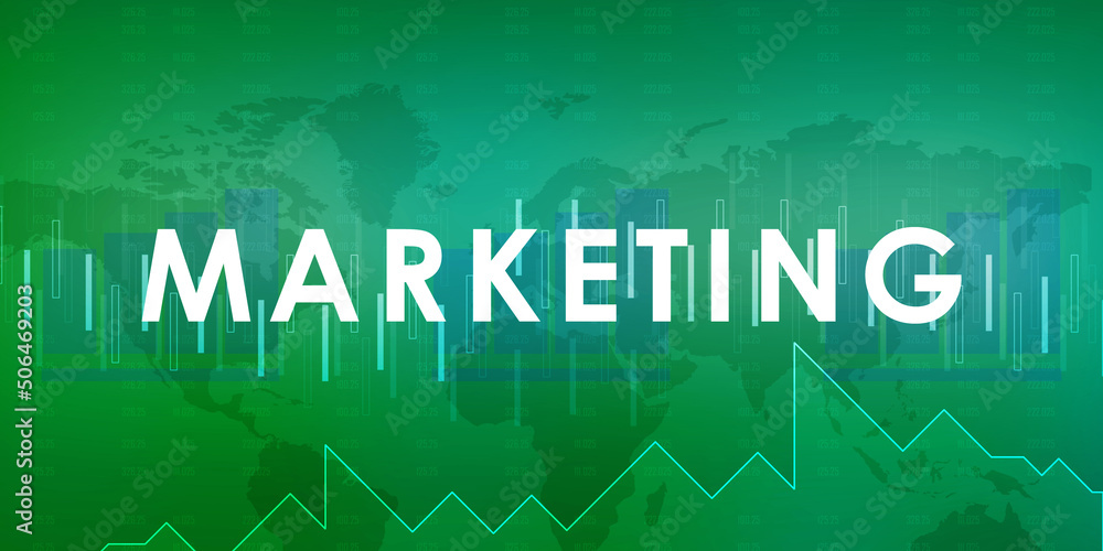 Poster 2d digital abstract business networking background