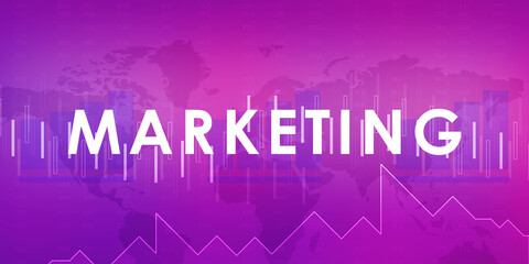 2D Digital Abstract Business Networking background