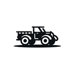 Farmer Pickup truck Sign Design.