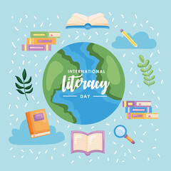 literacy day poster