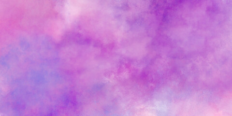 Light soft pink and purple watercolor background. Smooth pastel ink color glow aquarelle smudge illustration. Multicolor shades hand drawn. Colorful grungy paper textured. abstract blobs paint splash 