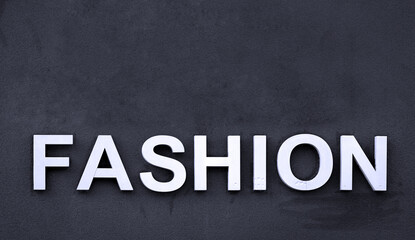 Fashion text sign