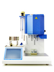 Installation for determining flow index of thermoplastic melt isolated white