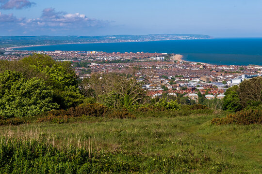 View From Warren Hill, Eastbourne Towards Hastings