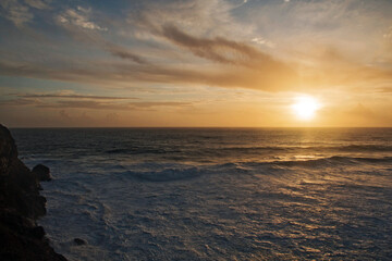 A view of the coast and Atlantic Ocean, Portugal