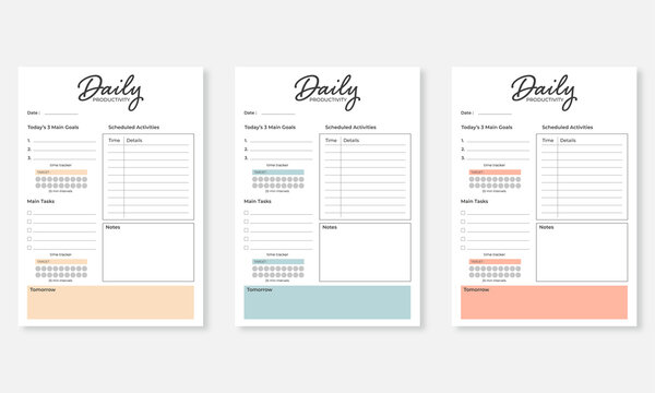 Productivity Journal Example Productivity Journal Template Images – Browse 427 Stock Photos, Vectors ...