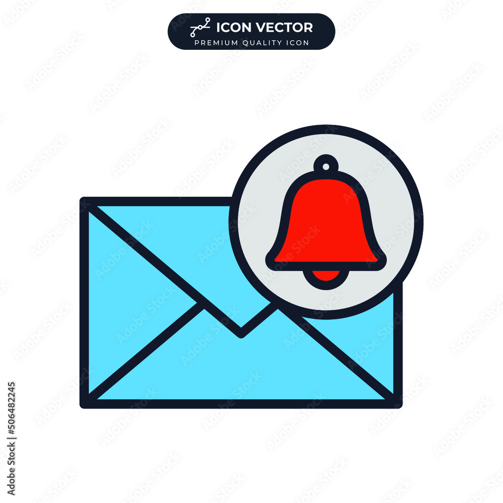 Poster envelope message icon symbol template for graphic and web design collection logo vector illustration