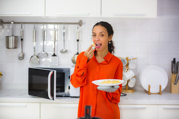 happy and smile ethnic woman person concept, beautiful portrait of young african american female are cheerful smiling and having positive attractive lifestyle