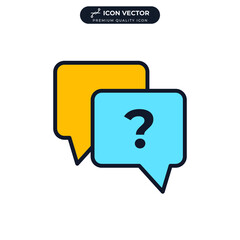 comment icon symbol template for graphic and web design collection logo vector illustration
