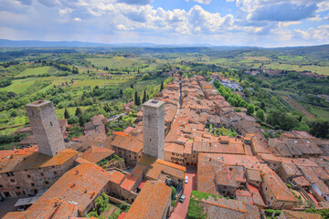 San Gimignano, Toscane, Italie	
 - obrazy, fototapety, plakaty
