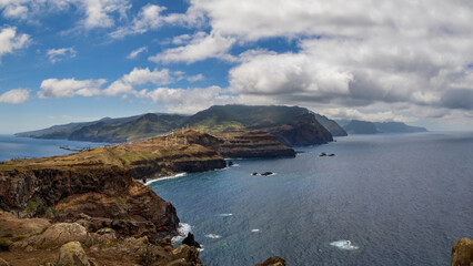 Fototapeta na wymiar Nord und Südküste von Madeira