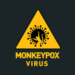 Monkeypox new disease dangerous on earth. New monkeypox virus