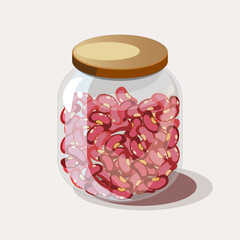 Jar of beans