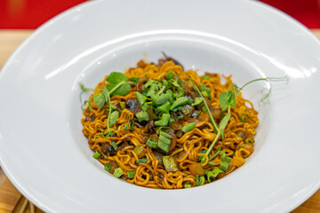 Ramen Noodles Dish