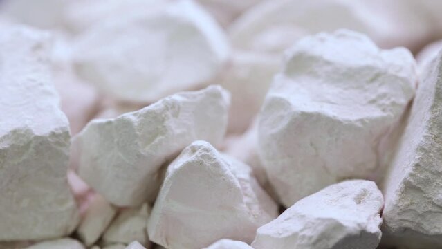 Clay white cosmetic and medical kaolin
