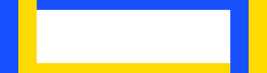 Ukraine banner. Ukrainian style banner. Ukraine flag theme.