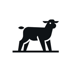 Sheep modern logo design icon vector.