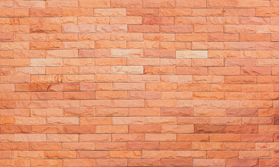 Fototapeta premium old brick wall old texture of red stone blocks closeup. 